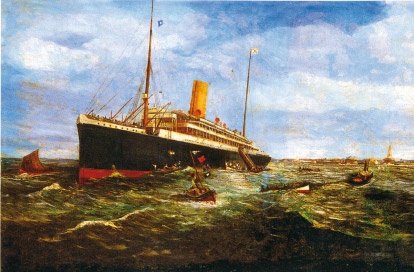 Obra do pintor J. J. Telles Júnior O Araguaia no Lameirão