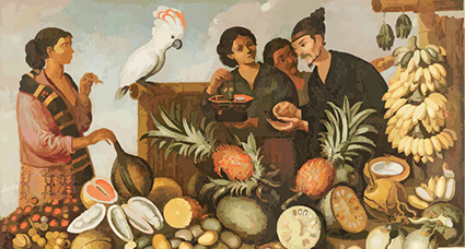 Albert Eckhout/Indisch Marktstalletje/Rijksmuseum