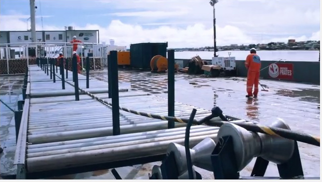 Operação leva fibra óptica à Amazônia. Foto: Imagem do vídeo produzido pela Aquamar.