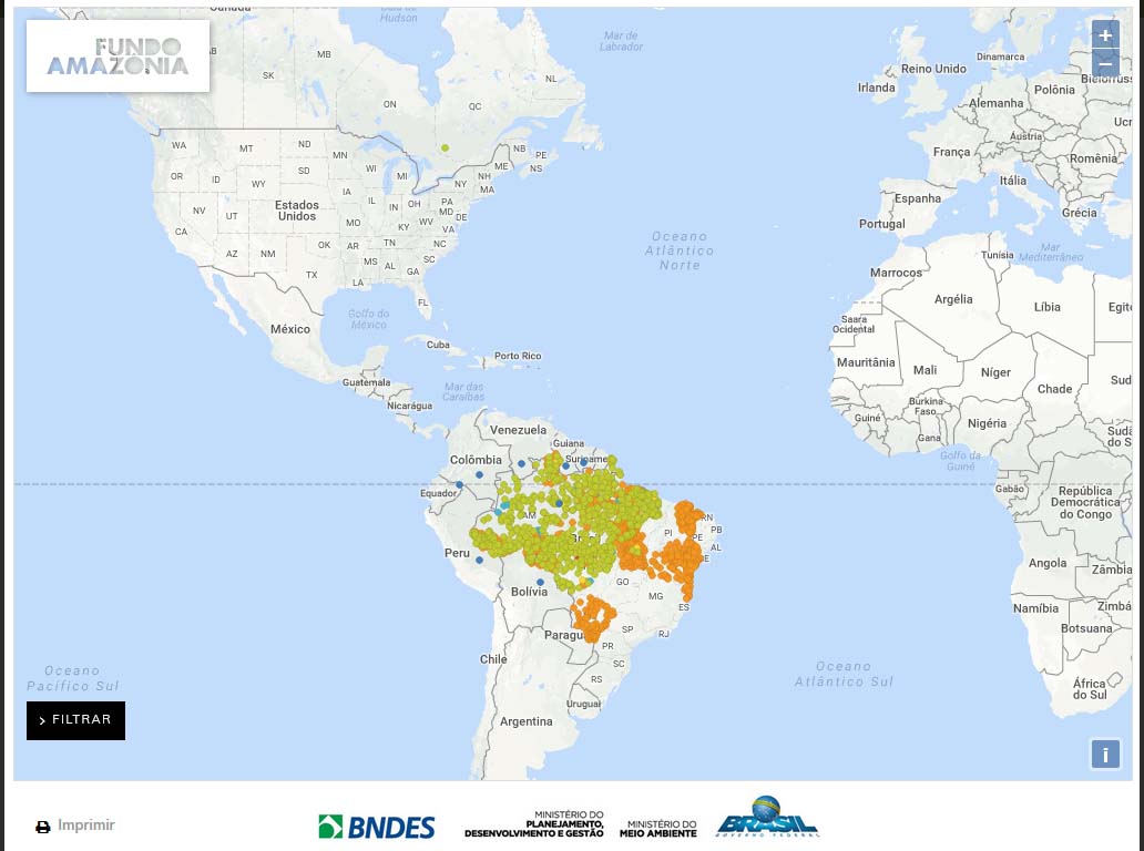 Imagem: Reprodução do site Fundo Amazônia