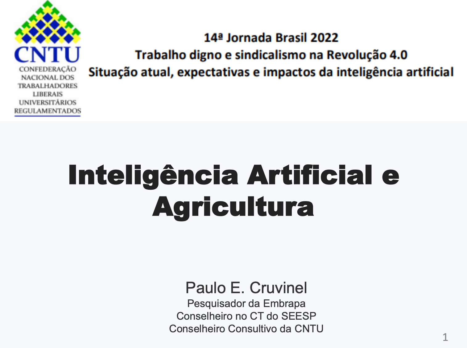 Inteligência artificial e agricultura